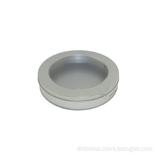 tin with wondow, gift packing box, cookies tin